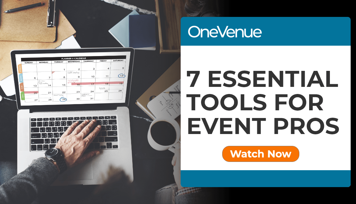 Webinar: 7 Tools For Event Planners - OneVenue